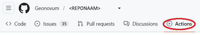 Github actions in balk