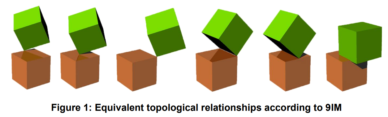 A couple of cubes with green and brown cubes